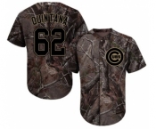 Youth Majestic Chicago Cubs #62 Jose Quintana Authentic Camo Realtree Collection Flex Base MLB Jersey