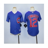 youth mlb jerseys chicago cubs #12 schwarber blue[schwarber]