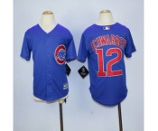 youth mlb jerseys chicago cubs #12 schwarber blue[schwarber]