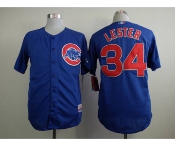 youth mlb jerseys chicago cubs #34 lester blue[lester]