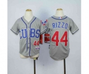 youth mlb jerseys chicago cubs #44 rizzo grey