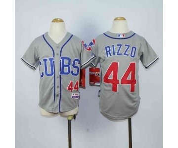 youth mlb jerseys chicago cubs #44 rizzo grey