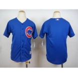 youth mlb jerseys chicago cubs blank blue