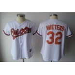 MLB Women Jerseys Baltimore Orioles #32 wieters white