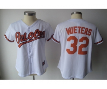 MLB Women Jerseys Baltimore Orioles #32 wieters white