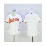 Women's Baltimore Orioles Majestic Blank White Home Cool Base Jersey