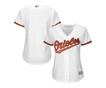 Women's Baltimore Orioles Majestic White Home Cool Base Jersey