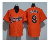 Youth Baltimore Orioles #8 Cal Ripken Orange Cool Base Stitched MLB Jersey