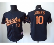 youth mlb jerseys baltimore orioles #10 jones black