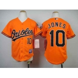 youth mlb jerseys baltimore orioles #10 jones orange