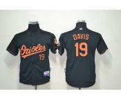 youth mlb jerseys baltimore orioles #19 davis black (Cool Base)