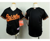 youth mlb jerseys baltimore orioles blank black