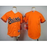 youth mlb jerseys baltimore orioles blank orange