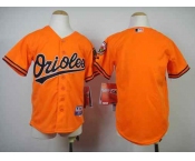 youth mlb jerseys baltimore orioles blank orange