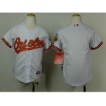 youth mlb jerseys baltimore orioles blank white