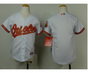 youth mlb jerseys baltimore orioles blank white