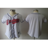 MLB Women Jerseys Cleveland Indians blank White