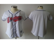 MLB Women Jerseys Cleveland Indians blank White