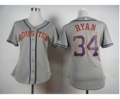 women mlb jerseys houston astros #34 ryan grey