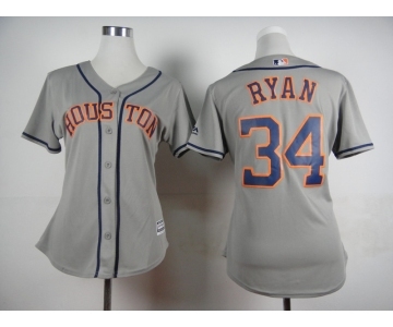 women mlb jerseys houston astros #34 ryan grey