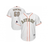 Youth Houston Astros #60 Dallas Keuchel White 2018 Gold Program Cool Base Stitched MLB Jersey