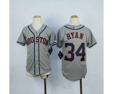 youth mlb jerseys houston astros #34 ryan grey