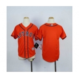 youth mlb jerseys houston astros blank orange