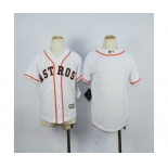 youth mlb jerseys houston astros blank white