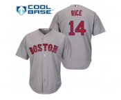 Youth Boston Red Sox #14 Jim Rice Grey Cool Base Stitched MLB Jersey