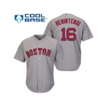 Youth Boston Red Sox #16 Andrew Benintendi Grey Cool Base Stitched MLB Jersey