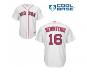 Youth Boston Red Sox #16 Andrew Benintendi White Cool Base Stitched MLB Jersey