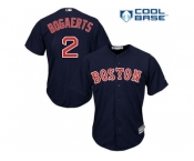 Youth Boston Red Sox #2 Xander Bogaerts Navy Blue Cool Base Stitched MLB Jersey