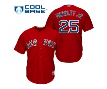 Youth Boston Red Sox #25 Jackie Bradley Jr Red Cool Base Stitched MLB Jersey