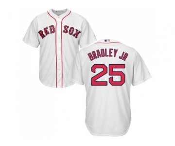 Youth Boston Red Sox #25 Jackie Bradley Jr White Cool Base Stitched MLB Jersey