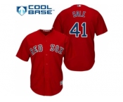 Youth Boston Red Sox #41 Chris Sale Red Cool Base Stitched MLB Jersey