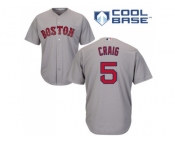 Youth Boston Red Sox #5 Allen Craig Grey Cool Base Stitched MLB Jersey