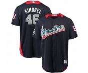 Youth Majestic Boston Red Sox #46 Craig Kimbrel Game Navy Blue American League 2018 MLB All-Star MLB Jersey