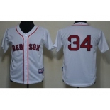 youth mlb boston red sox #34 david ortiz white