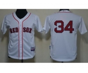 youth mlb boston red sox #34 david ortiz white