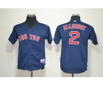 youth mlb jerseys boston red sox #2 ellsbury blue