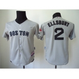 youth mlb jerseys boston red sox #2 ellsbury grey