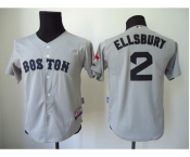 youth mlb jerseys boston red sox #2 ellsbury grey