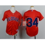 youth mlb jerseys boston red sox #34 ortiz red