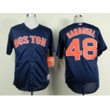 youth mlb jerseys boston red sox #48 sandoval blue