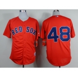 youth mlb jerseys boston red sox #48 sandoval red