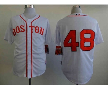 youth mlb jerseys boston red sox #48 sandoval white