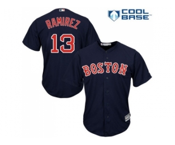 Women's Boston Red Sox #13 Hanley Ramirez Navy Blue Alternate Stitched MLB Jersey