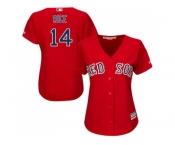 Women's Boston Red Sox #14 Jim Rice Red Alternate Stitched MLB Jersey