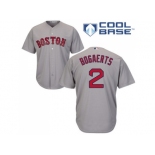 Women's Boston Red Sox #2 Xander Bogaerts Grey Road Stitched MLB Jersey