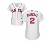 Women's Boston Red Sox #2 Xander Bogaerts White Home Stitched MLB Jersey